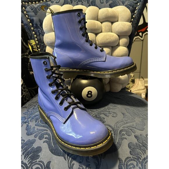 Dr. Martens Shoes - Dr Martens 1460 Hyacinth Blue Patent Leather size 8/EU 39